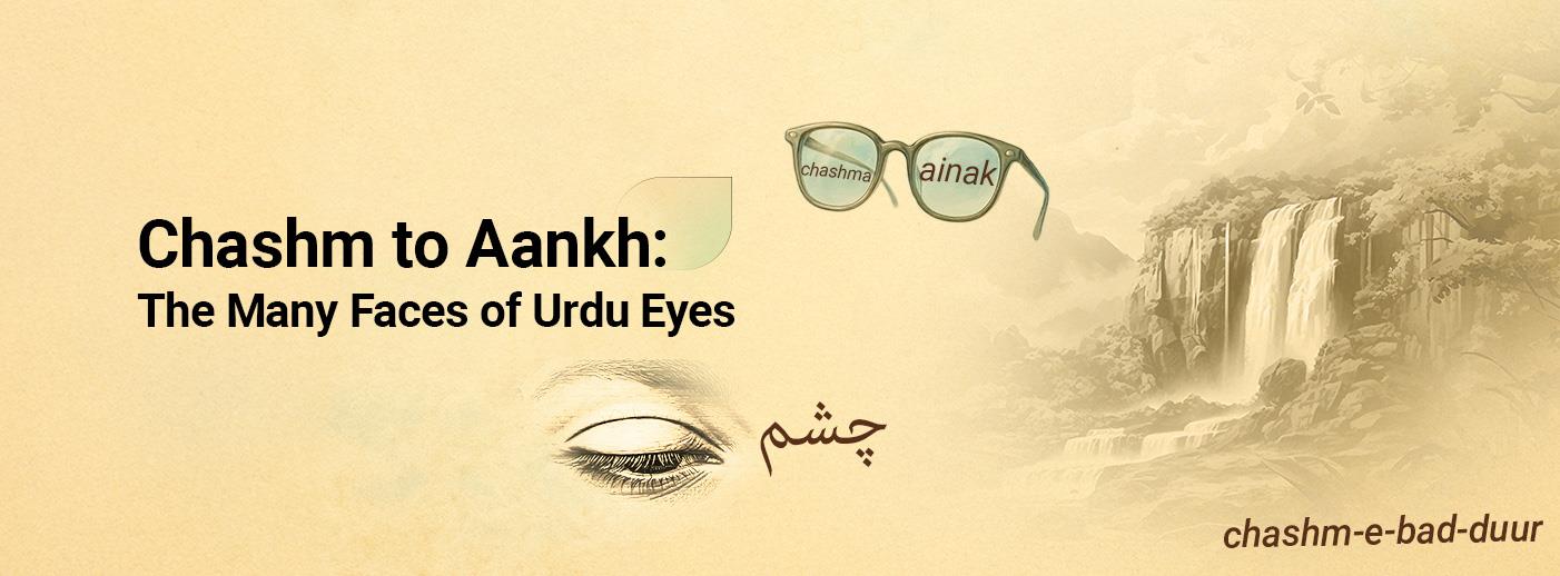 From Chashm to Aankh: The Many Faces of Urdu Eyes From Chashm to Aankh: The Many Faces of Urdu Eyes