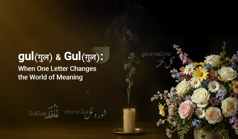 gul  & Gul — When One Letter Changes the World of Meaning